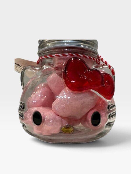 Sanrio Hello Kitty Other - Sanrio Hello Kitty Bath Bomb Jar with Pink Petal Pop Rose Scent - 10.5 Oz New